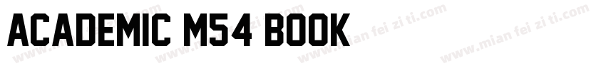 Academic M54 Book字体转换